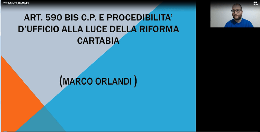 Procedibilità d ufficio art 590 bis c p riforma Cartabia