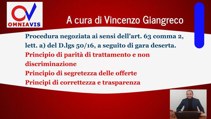 TG-Chiarelli-Giangreco-Procedura negoziata a seguito di gara deserta