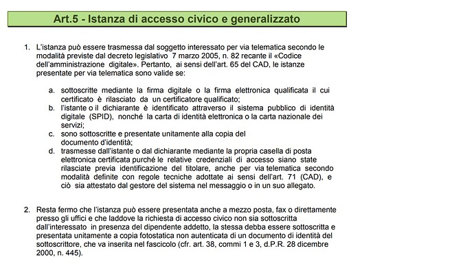 Accesso