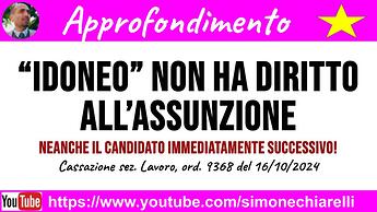 20241019-Cassaz-idoneiassunzione