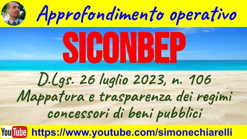 Dlgs 106/2023 - SICONBEP - Mappatura Delle Concessioni Di Beni Pubblici ...