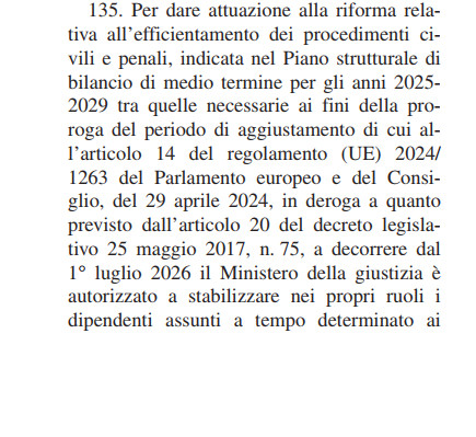 L.BIL 2025-STAB MIN GIUSTIZIA 2026-1